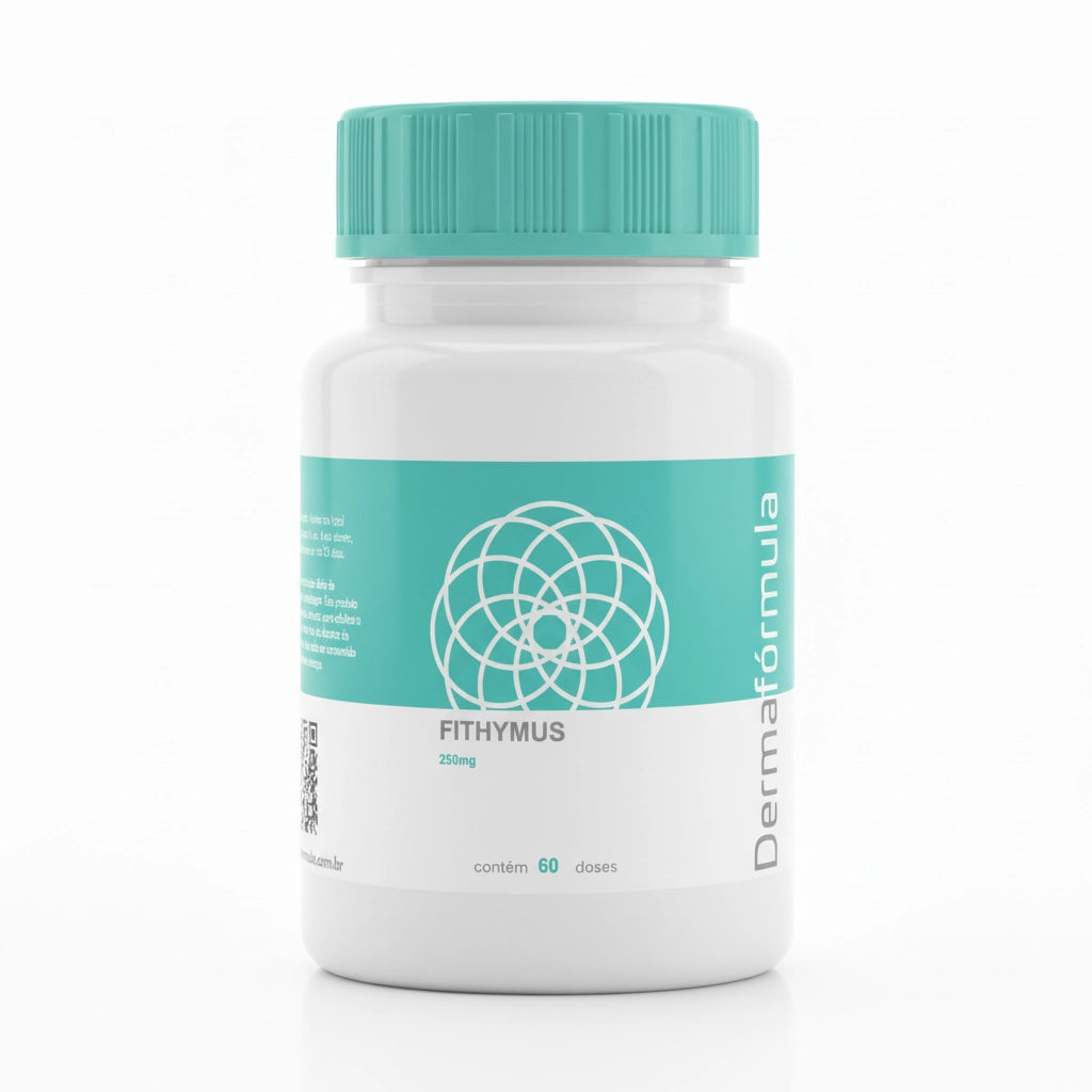 Fithymus 250mg. Emagrecedor natural. Dermafórmula, a melhor farmácia de manipulação de Santos e da Baixada Santista. Bem-estar autoral, saúde sob medida. Ativos selecionados com selo de autenticidade e qualidade garantida e certificada.