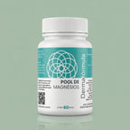 Dermafórmula Melhor Farmácia de Manipulação em Santos | Frasco branco de Pool de Magnésios Dermafórmula com 60 doses, da Farma Magistral.