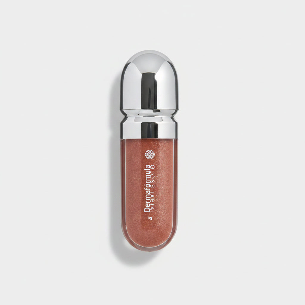 Dermafórmula — Derma Gloss Inspired Kiko Cor 4 — ✅ Hidratação profunda para lábios irresistivelmente macios — Saúde sob medida. Bem-estar autoral. — fundo branco