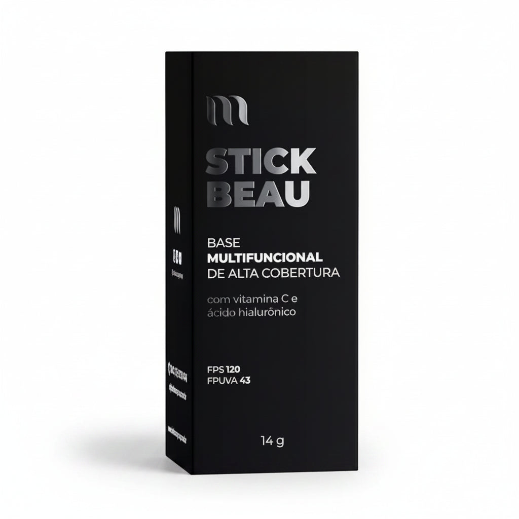 Dermafórmula — Stick Beau IVORY BE20 — ✅ Promove um acabamento natural e duradouro ✅ Oferece ampla proteção contra raios solares ✅ Contribui para a hidratação e maciez da pele ✅ Ajuda a uniformizar o tom e disfarçar imperfeições ✅ Possui ação antioxidante que protege a pele ✅ Prático para retoques e aplicação em movimento — Saúde sob medida. Bem-estar autoral. — fundo branco